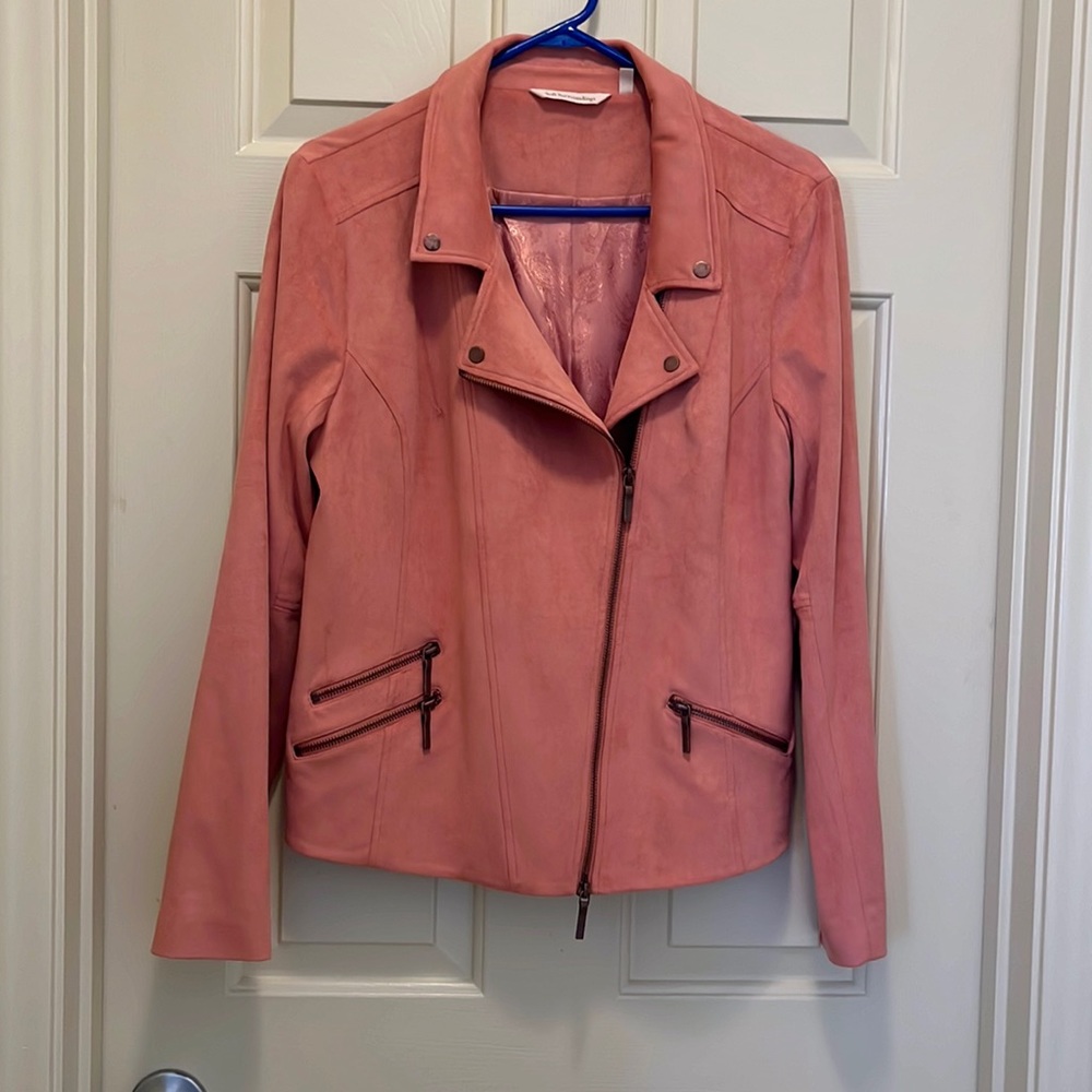 Soft Surroundings suede look jacket